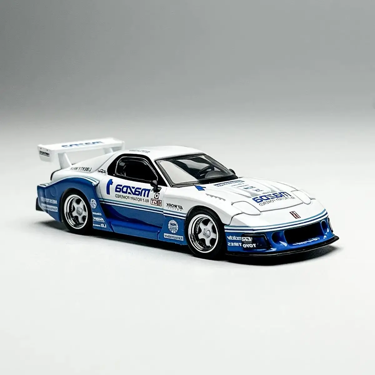 MINIGT 1/64 moulé sous pression MAZDA RX7 modèle de voiture en alliage jouet pour garçons cadeau dans une boîte d'origine