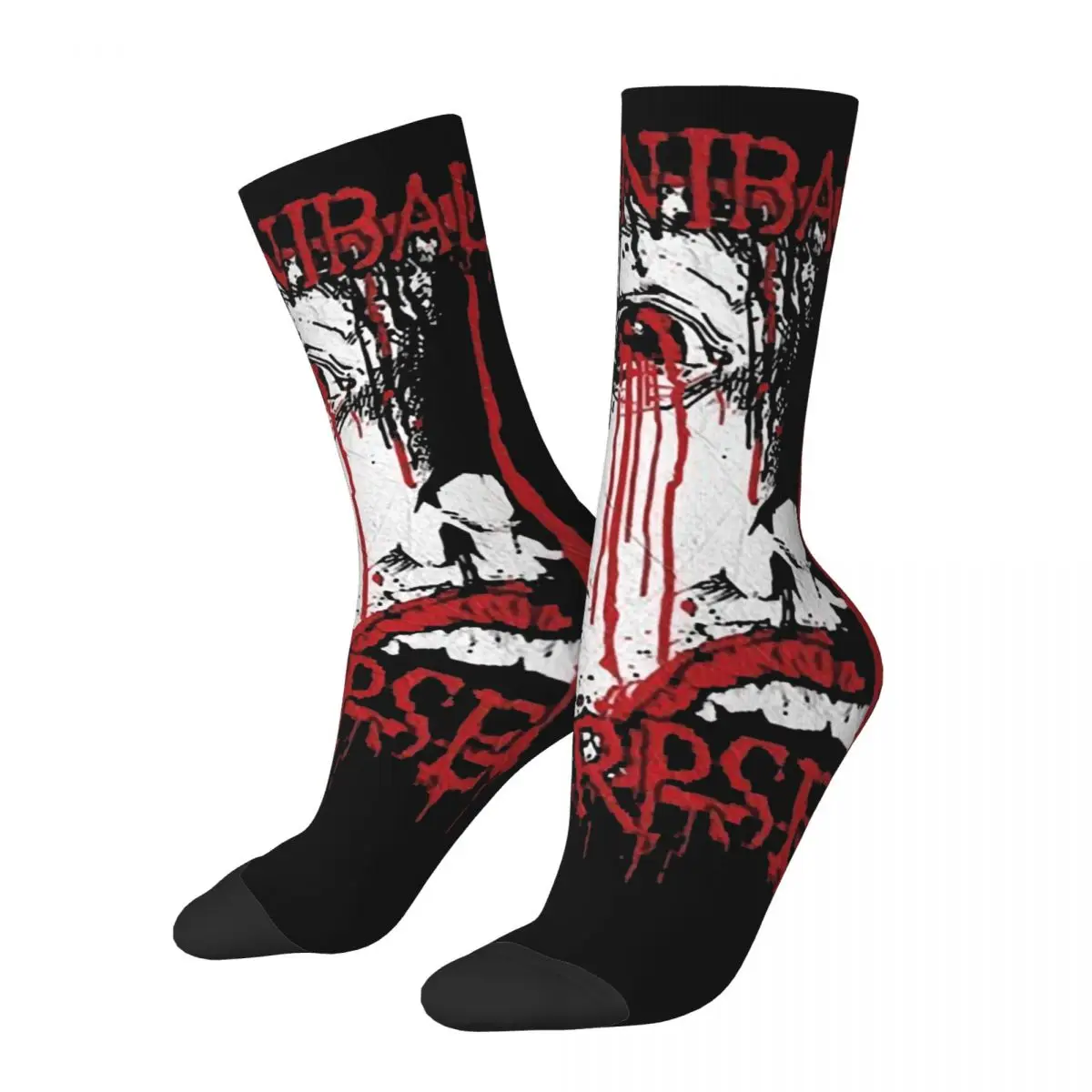 Cannibal Corpse Death Metal Band Socks Men Women Polyester FunnyMusic Socks High Quality Spring Summer Autumn Winter Socks Gifts