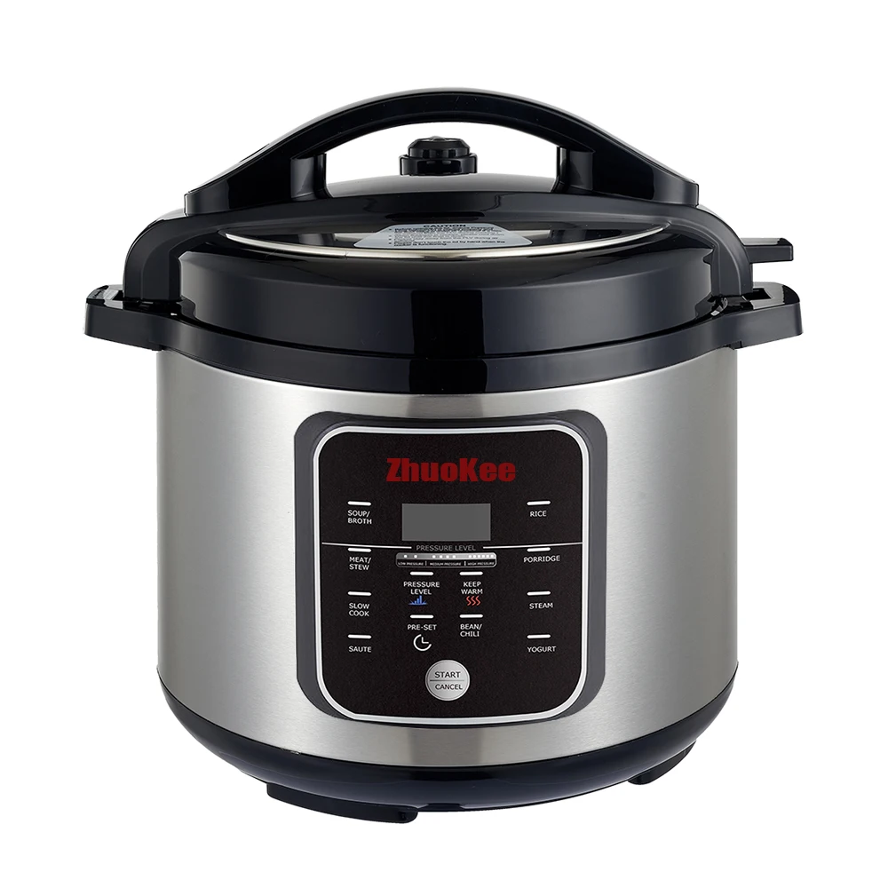 Multifunction Hawkins Stainless Steel Electric Pressure Rice Cooker Big Programmable US Plug German Household Hotel Use Aluminum