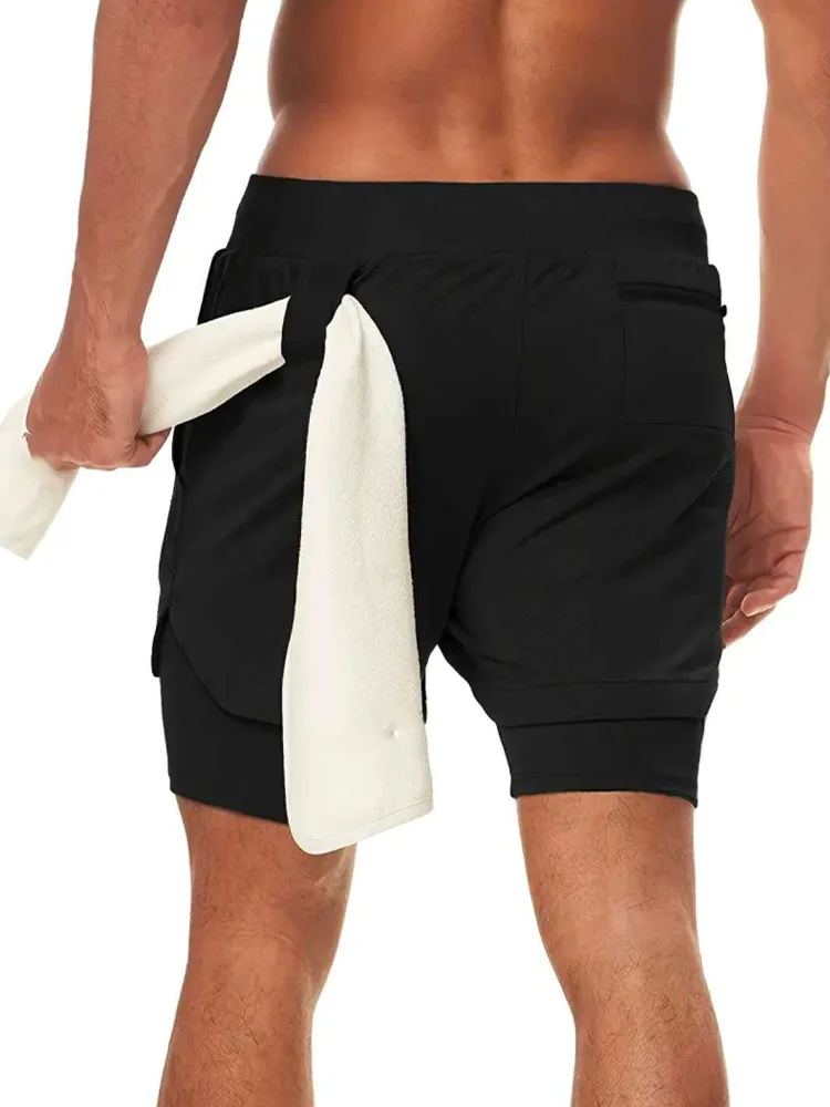 2in1 Running Shorts for Men Gy - Compression Shorts Athletes review and price