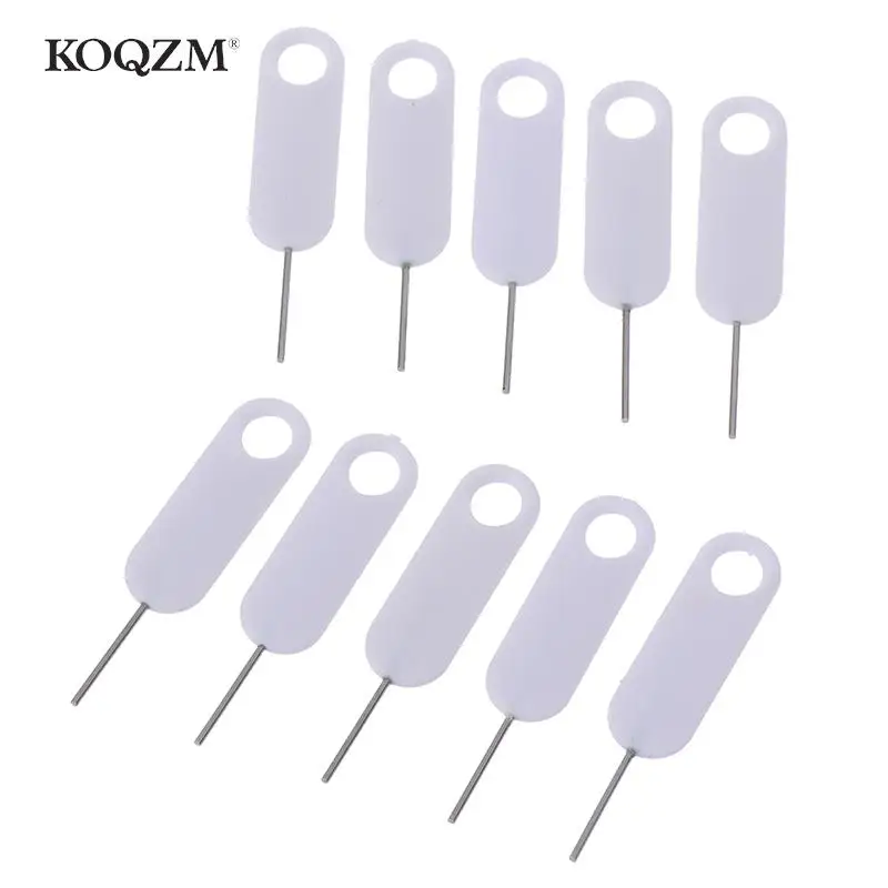 10Pcs/lot Universal Sim Card Tray Pin Ejecting Removal Needle Opener for Smartphones Tablets