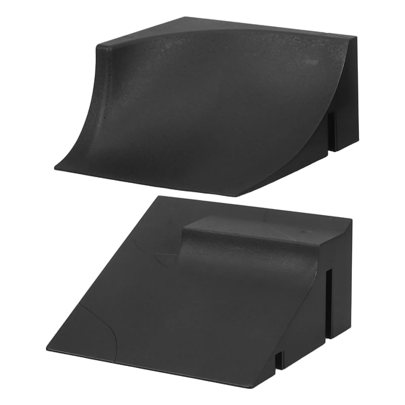 

2pcs Fingerboard Obstacle Set Realistic Mini Skateboarding Ramp For Kids Adults Durable Plastic Tabletop Skatepark Training Kit