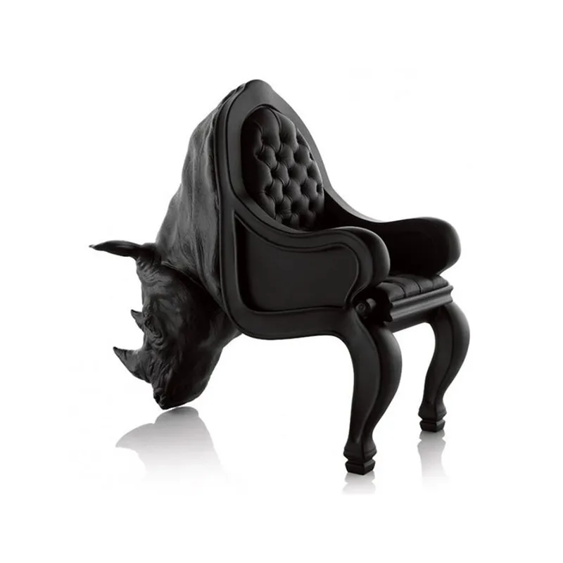 

Rhino Chair Fiberglass Model House Bullhead Chair