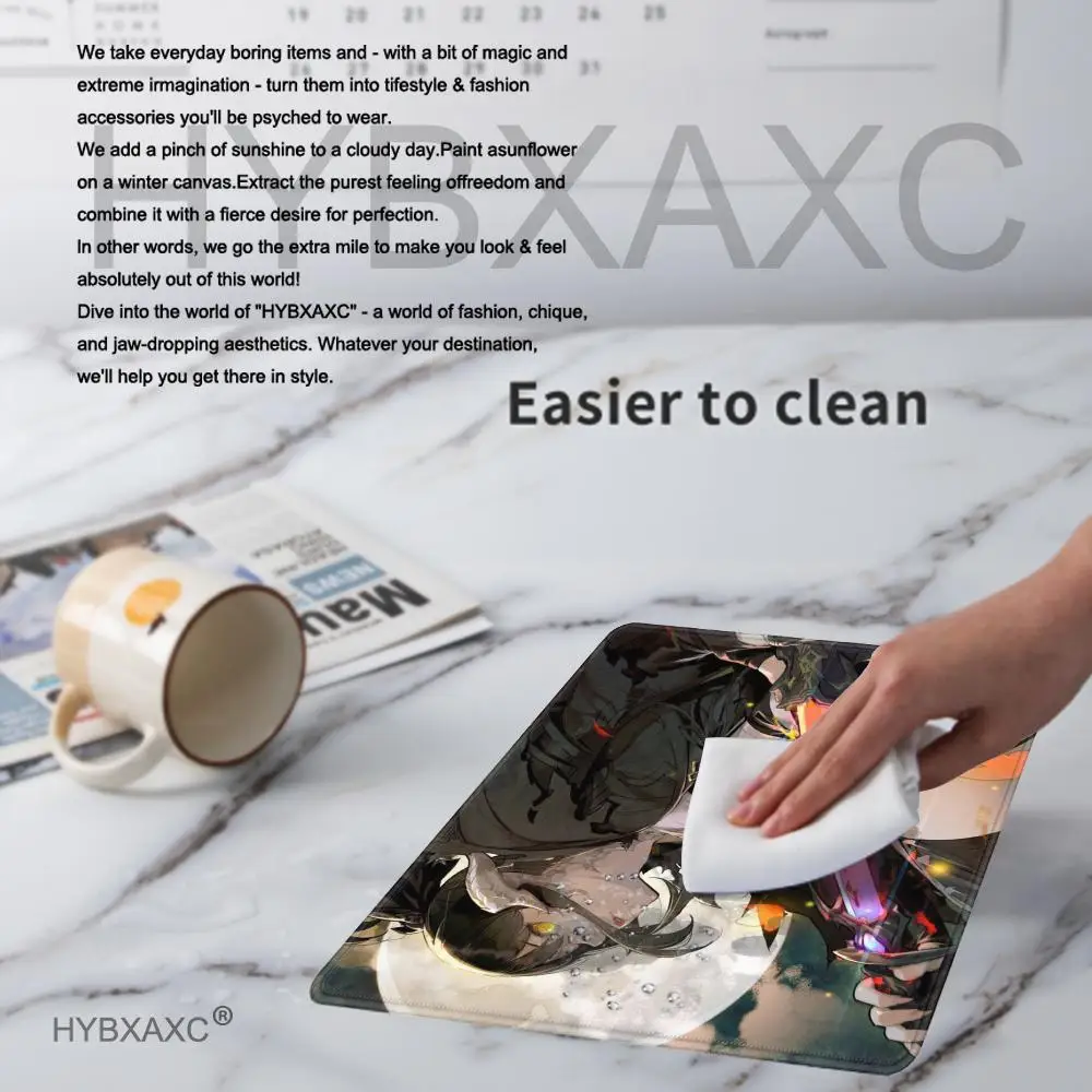 MiFuny PV Small Mouse Pad Customized Pattern 450x400x3 Smooth FPS Esports Desk Mat Office Gaming Keyboard Accessories