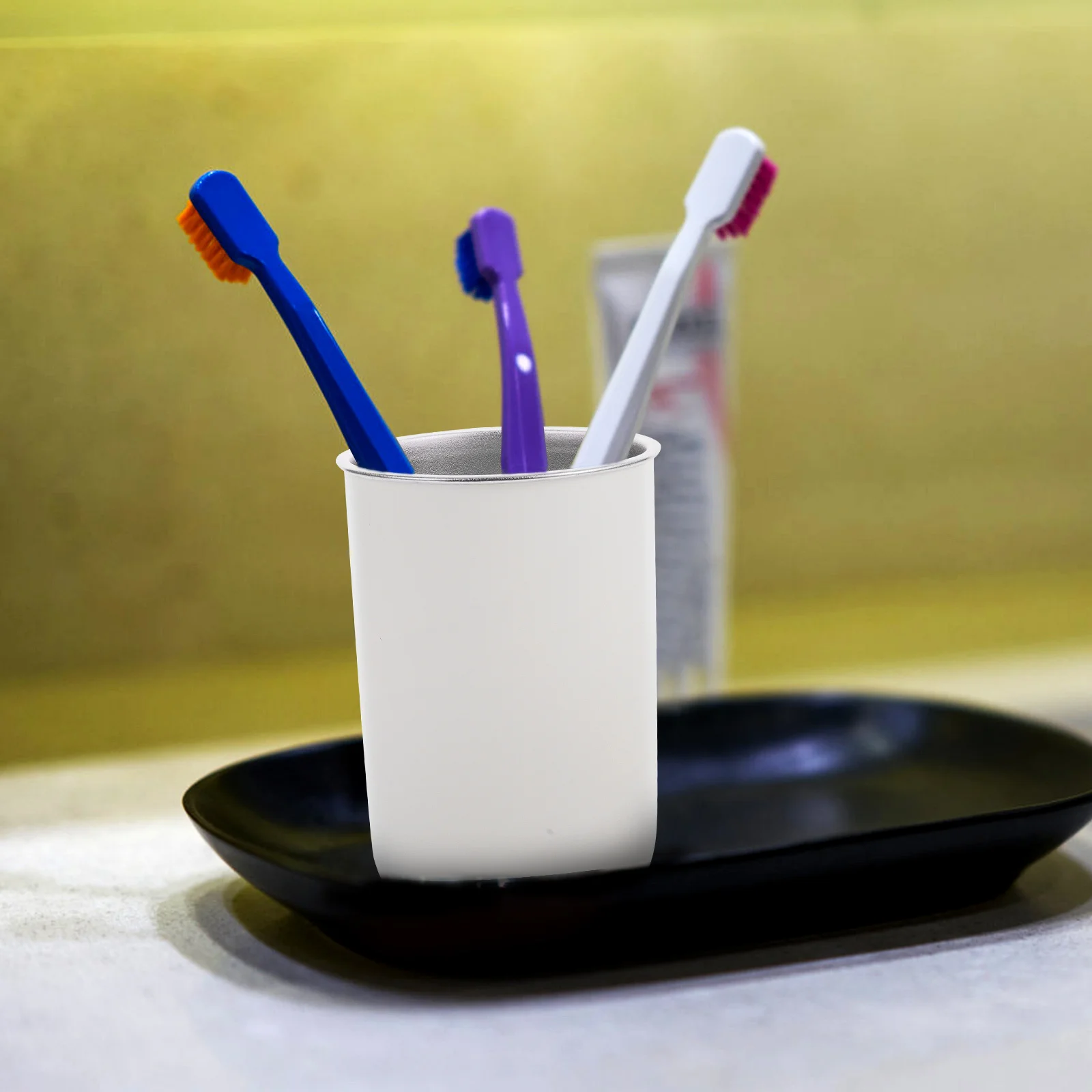 

Kids Toothbrush Cup Stainless Steel Mouthwash Holder For Bathroom Travel Use Reusable Drinking Tumbler Kitchen Bar Accessories