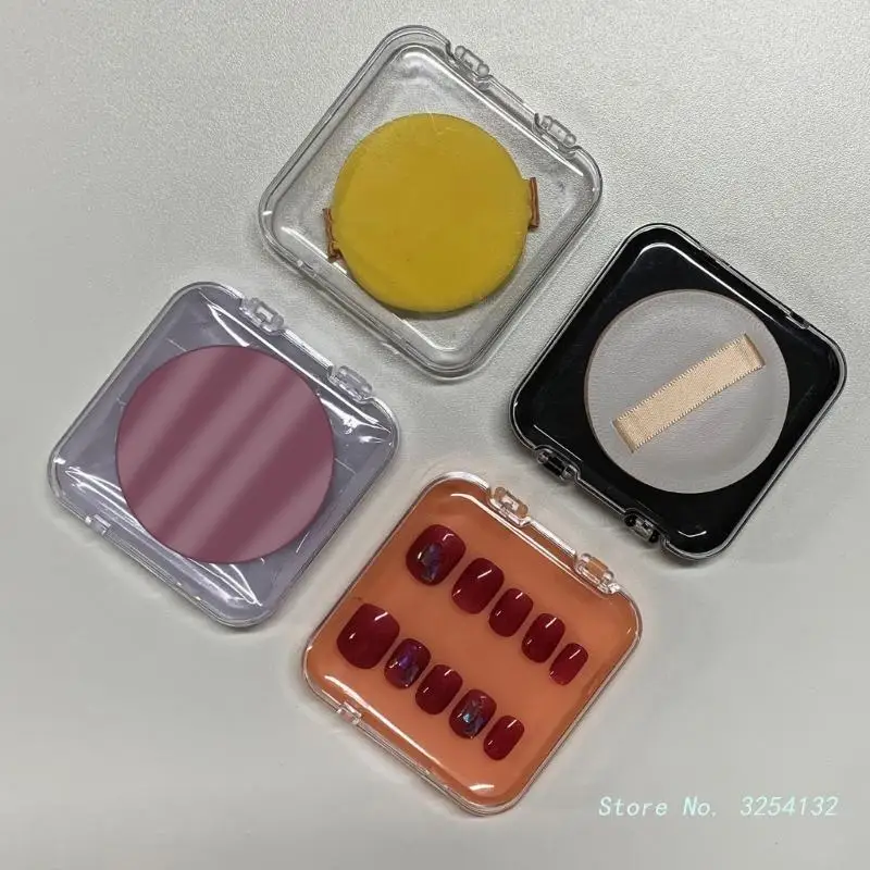프레스 온 네일 아트 정리함, 아크릴 선물 상자, 플라스틱 보관 용기, 여성용 네일 아트 포장 상자