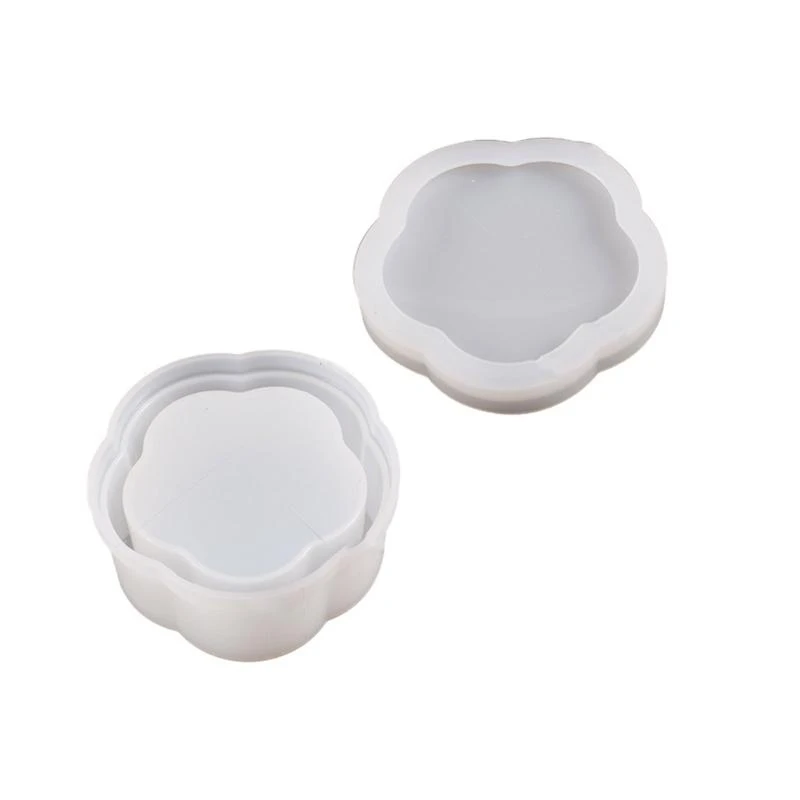 Resin Jar Molds Silicone Mould for DIY Storage Box Candy Boxes Jewelry Container