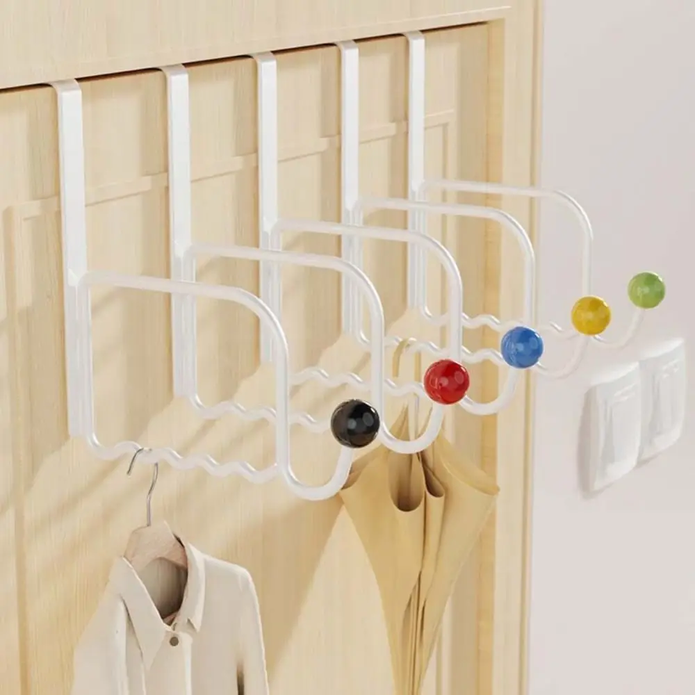 3 szt. Kreatywny haczyk ceramiczny z kutego żelaza Bezszwowy haczyk na drzwi bez dziurkacza Nierdzewny wieszak na ręczniki Sypialnia