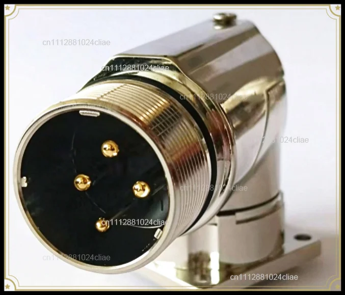 Servo motor power socket 4/7 pin male bend seat