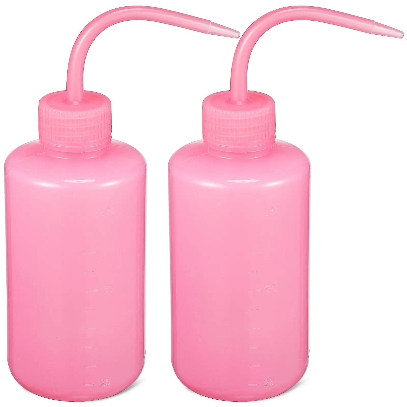 

Water Bottle Eyelash Cleansing Pink Bottles Squeeze Elbow for Plastic Liquids