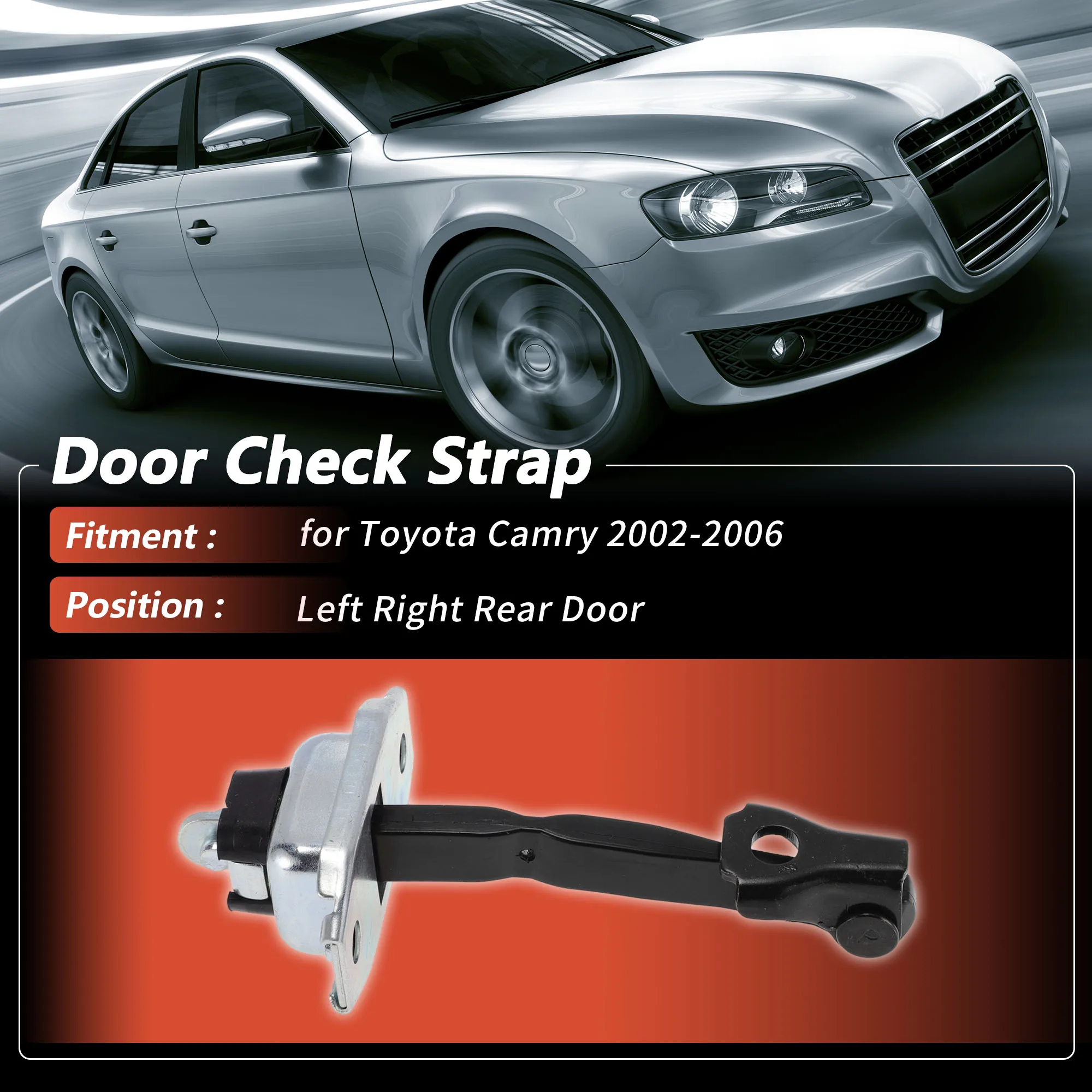 UXCELL No.6864033050 Door Check Strap for Toyota Camry 2002-2006 1 pcs