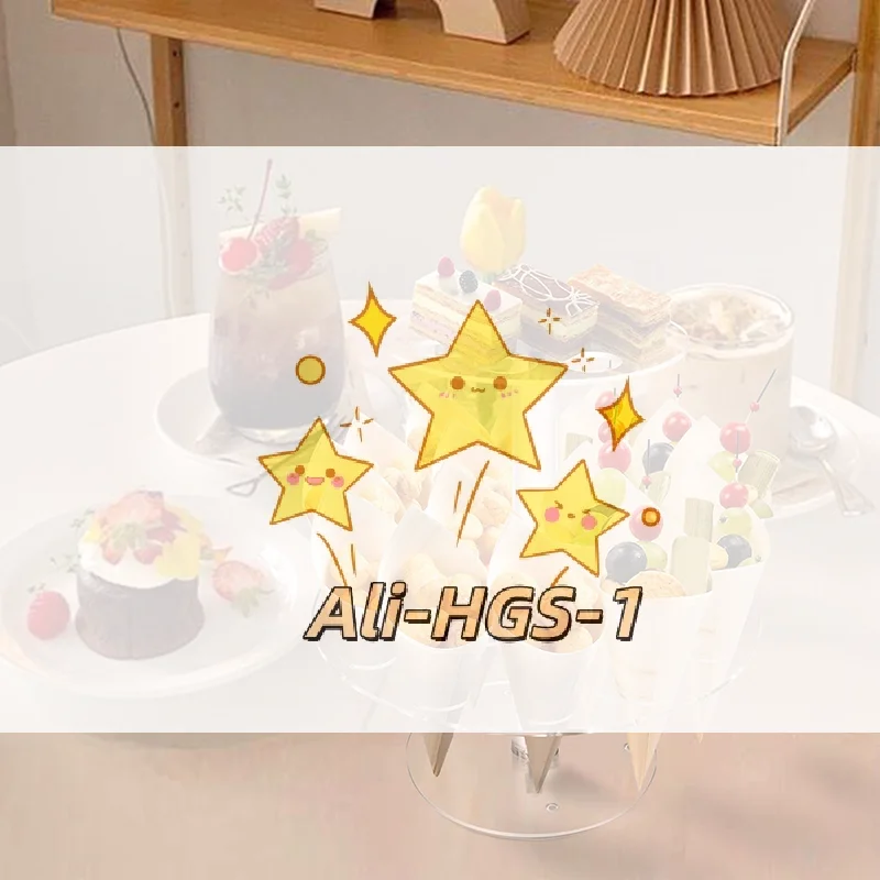 

16/24-Hole Acrylic Display Stand - Multi-Purpose Ice Cream, Cupcake & Popcorn Holder for Party Wedding Buffet
