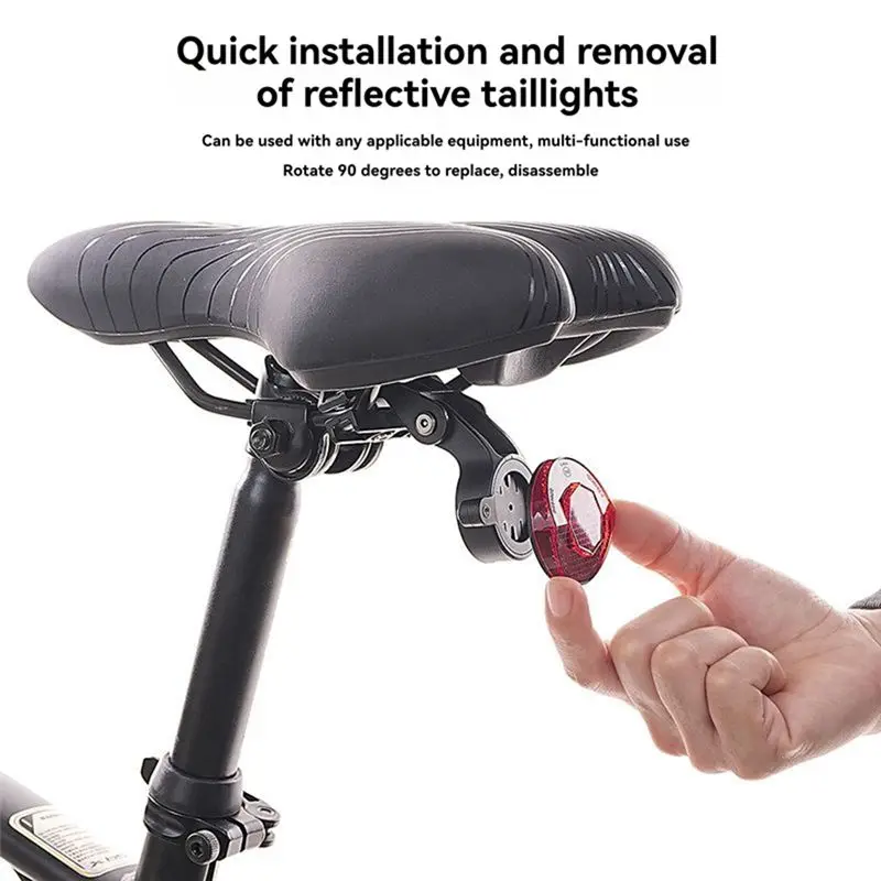 AA90-Bike Reflector Mount For IGPS Garmin Radar VARIL RTL515 RVR315 Magene Tail Light Bicycle Rack Without Reflective