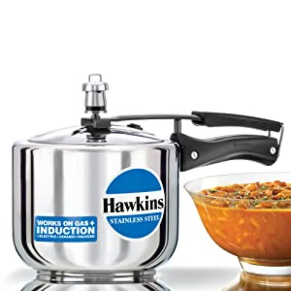 

v Pressure Cooker, 3 L, Stainless Steel, Silver