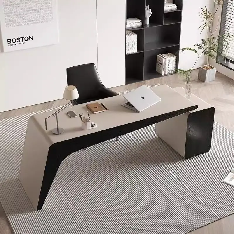 

Дизайнерский офисный стол для хранения, белый портативный угловой стол для руководителя, игровой кабинет Mesa Para Computador, офисная мебель