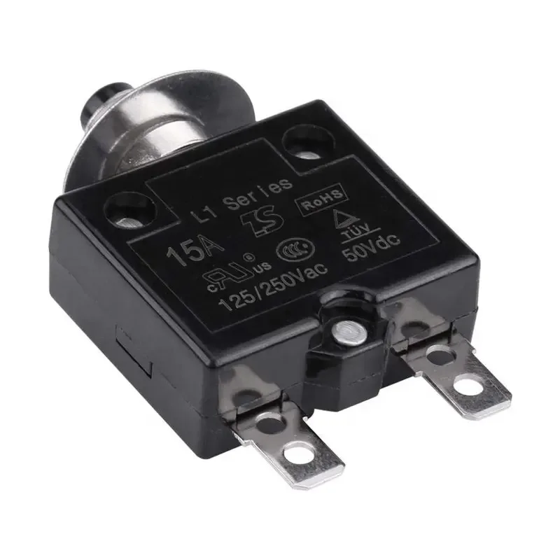 For overload protector 5-30A push-button circuit breaker 50Vdc motor protection
