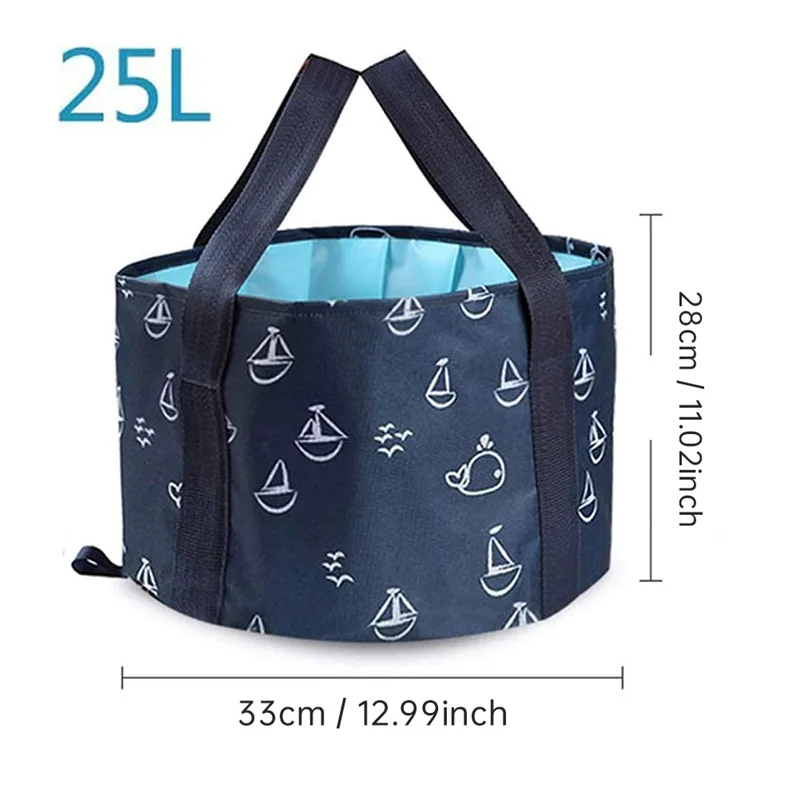 足を浸すための折りたたみバケツ、ポータブル旅行用フットバス、ポータブルフット洗面器、アウトドアキャンプ-AS97