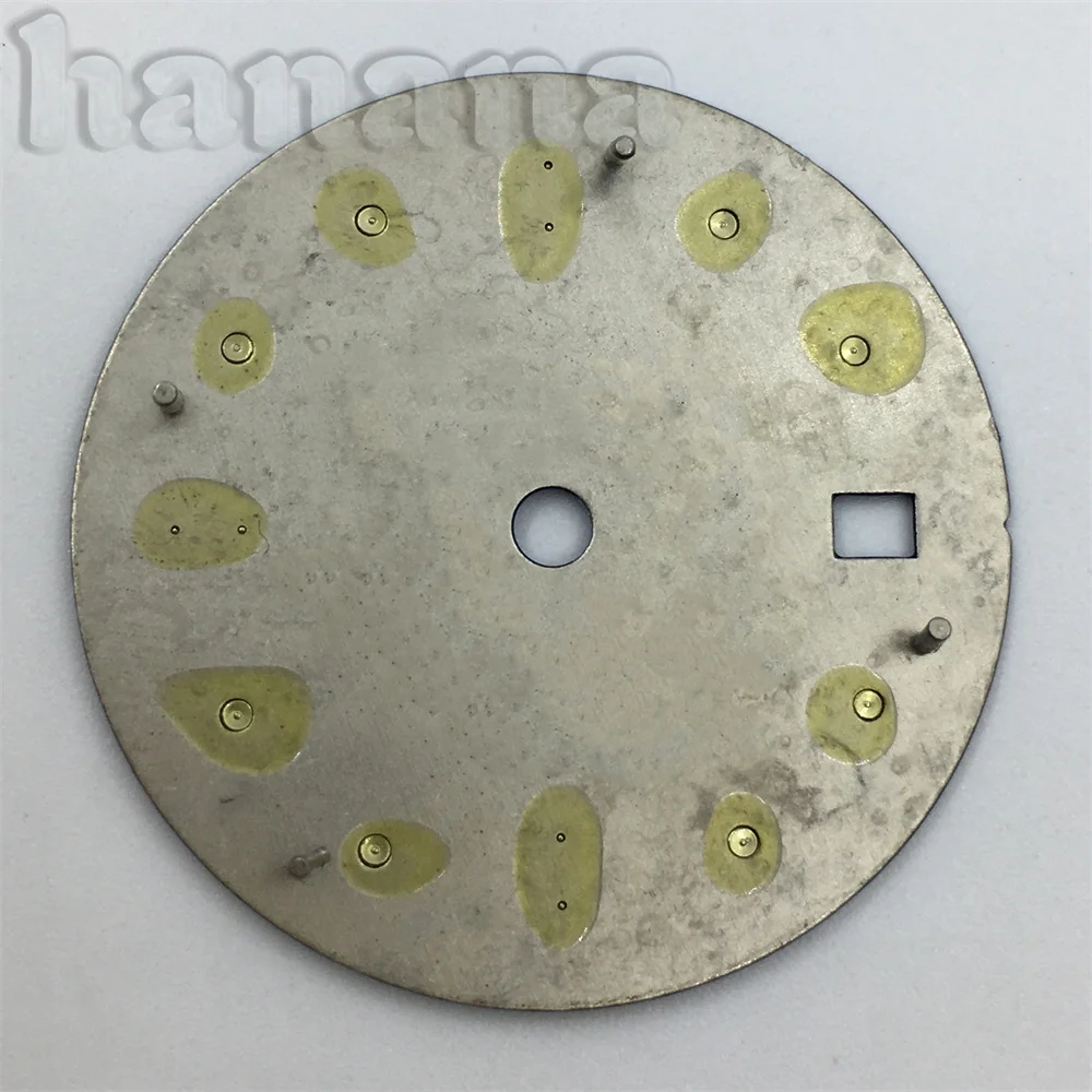 Черный и серый циферблат диаметром 29 мм подходит для механизма NH35 NH36 ETA2824 Miyota 8215 DG2813 3804 PT5000 Зеленый светящийся