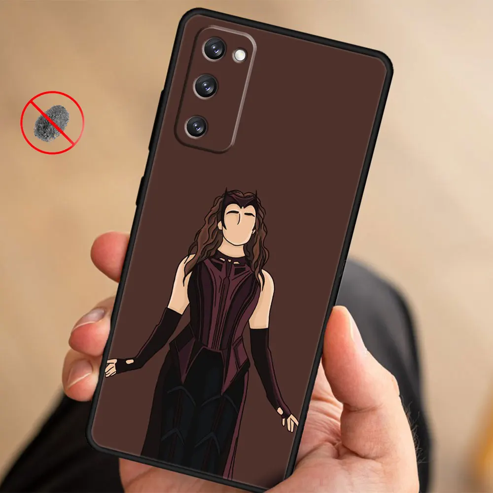 Funda de teléfono Marvel Black Widow Loki Wanda Thor para Samsung Galaxy S24 S7 Note 20 10 S22 Ultra 5G S20 FE Lite S21 Plus