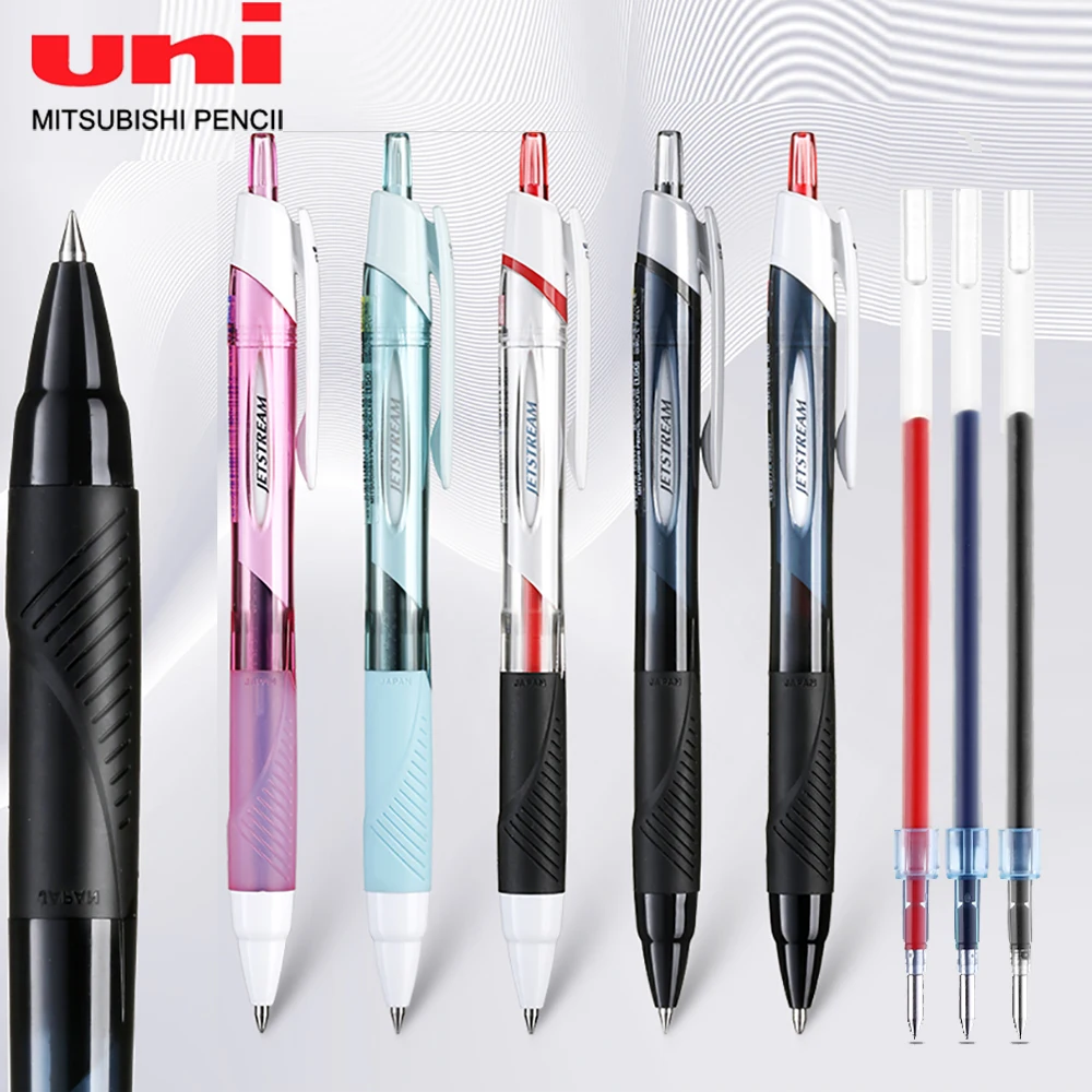 UNI SXN-150 제트스트림 시리즈 볼펜 세트, 저마찰 소프트 필기 젤 펜, 일본 학교 문구, 0.38mm, 0.5mm, 0.7mm, 1.0mm