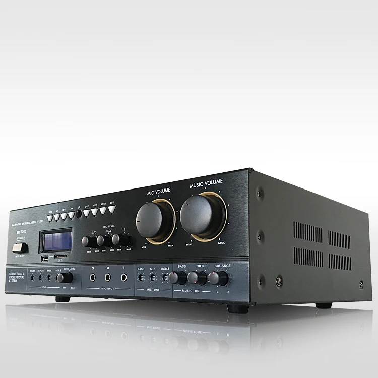 OEM SH7200 280W*2 Stage Master Stereo Power Speaker With Hifi Subwoofer Universal PA OK Audio Amplifier