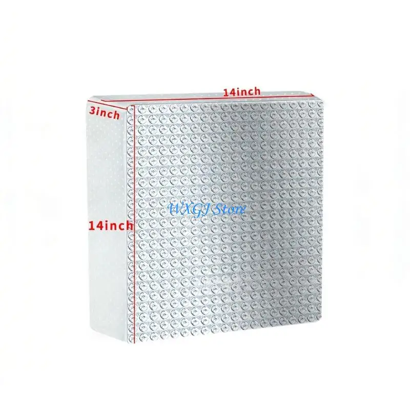 

37JE Vehicle Roof Opening Cover 14x14x3 Inches 35D Sponge For Heat Control