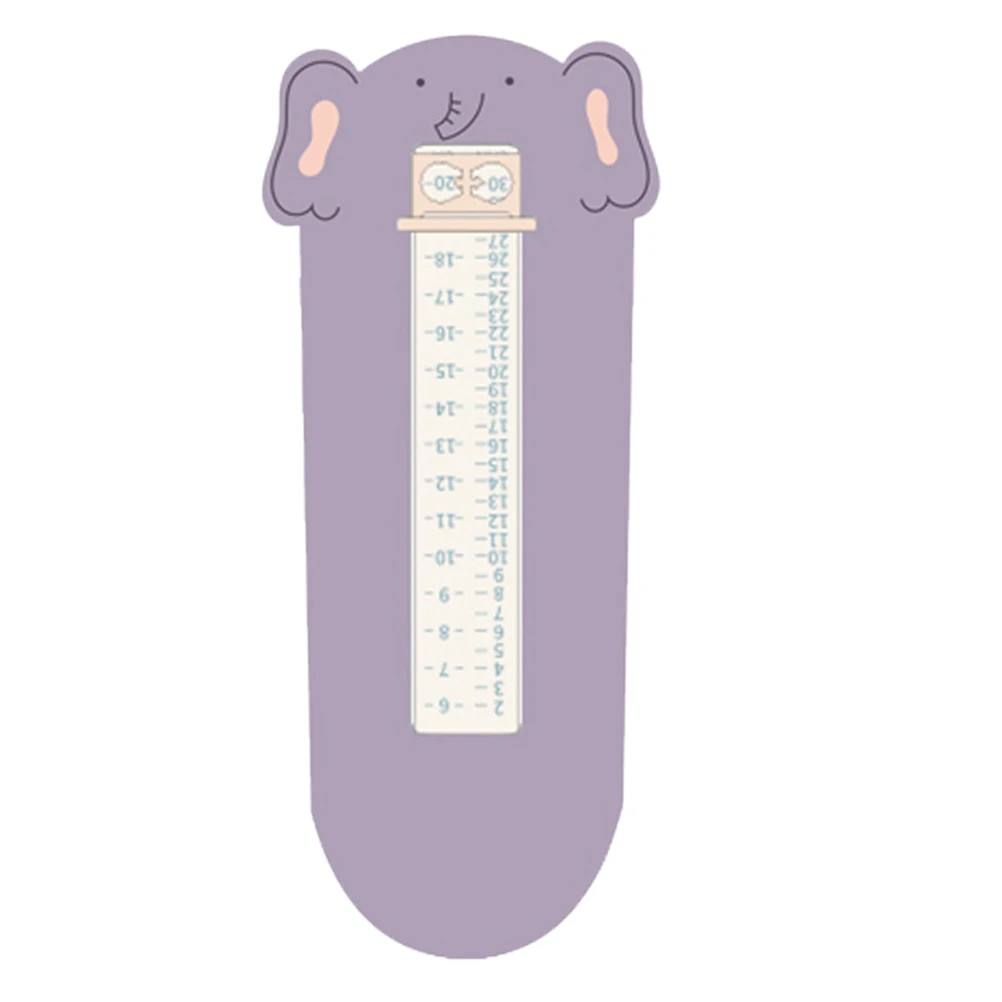 

Foot Measuring Device Measurement Ruler for Shoes Size Chart Toddler Cartoon Animal ABS TPR Smooth Length Data Baby