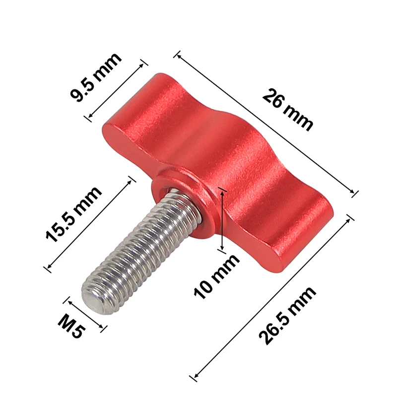 Für GoPro Hero 13 11 10 8 5 Zubehör Aluminium T Kopf Hand Schraube Daumen Knopf M5 1/4 Edelstahl Bolzen für DJI Action Kamera – Detail 32