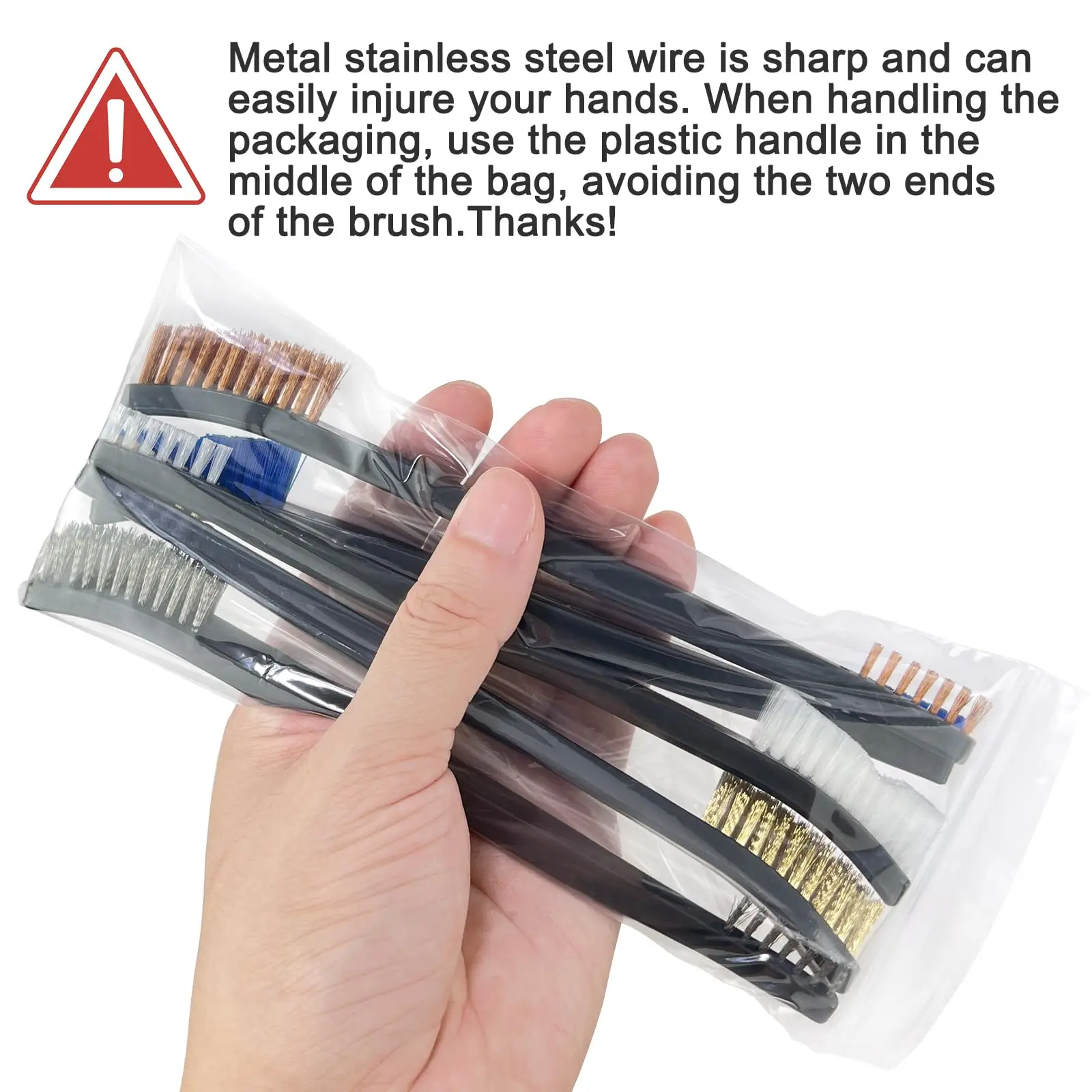 5 قطعة/المجموعة مزدوجة نهاية بندقية تنظيف فرشاة النايلون النحاس فرشاة سلك العالمي سلاح نظافة مجموعة لوازم الصيد اكسسوارات