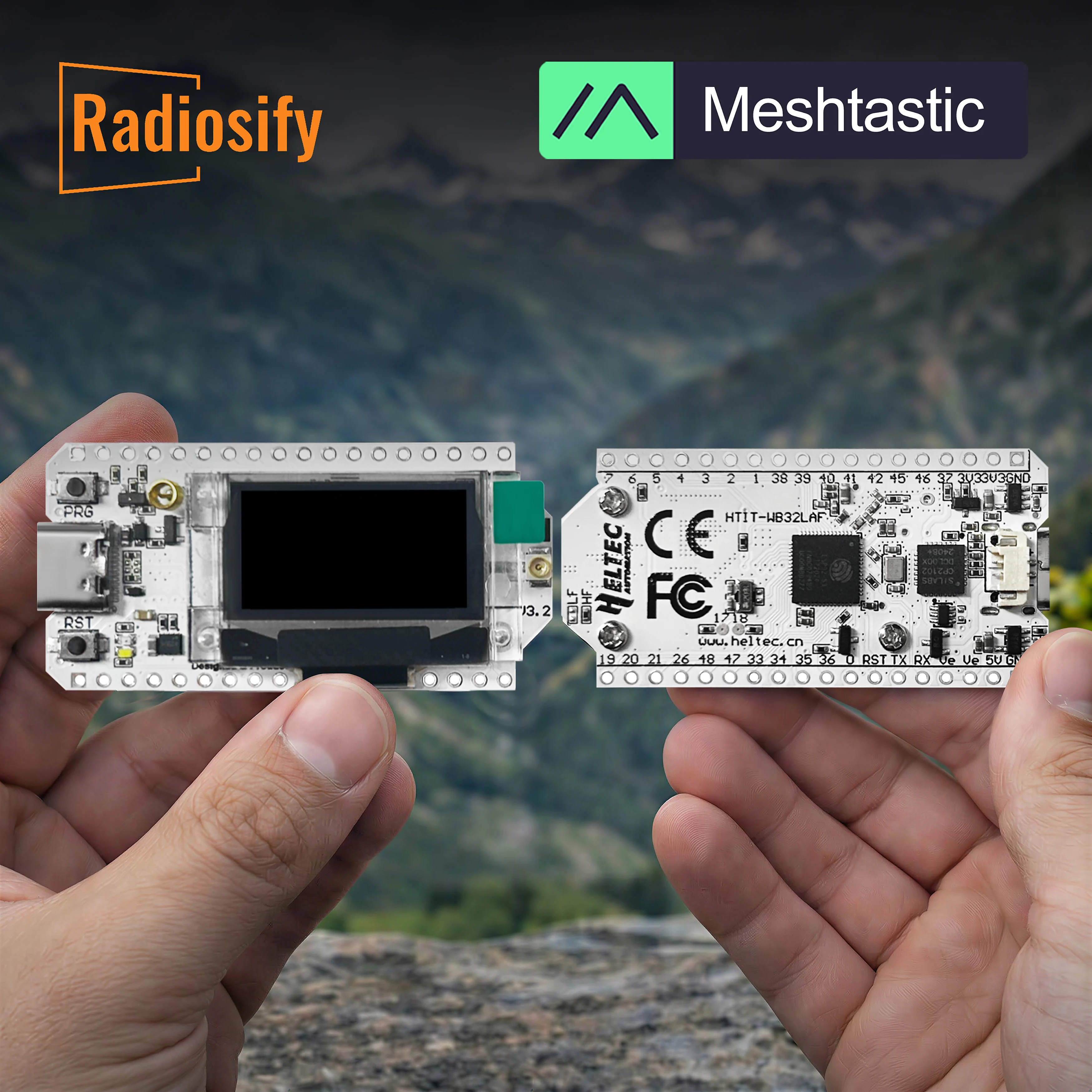 Heltec LoRa 32 V3 ESP32-S3 SX1262 Meshtastic Node 868MHz 915MHz OLED Display WiFi BLE IoT Development Board Type-C