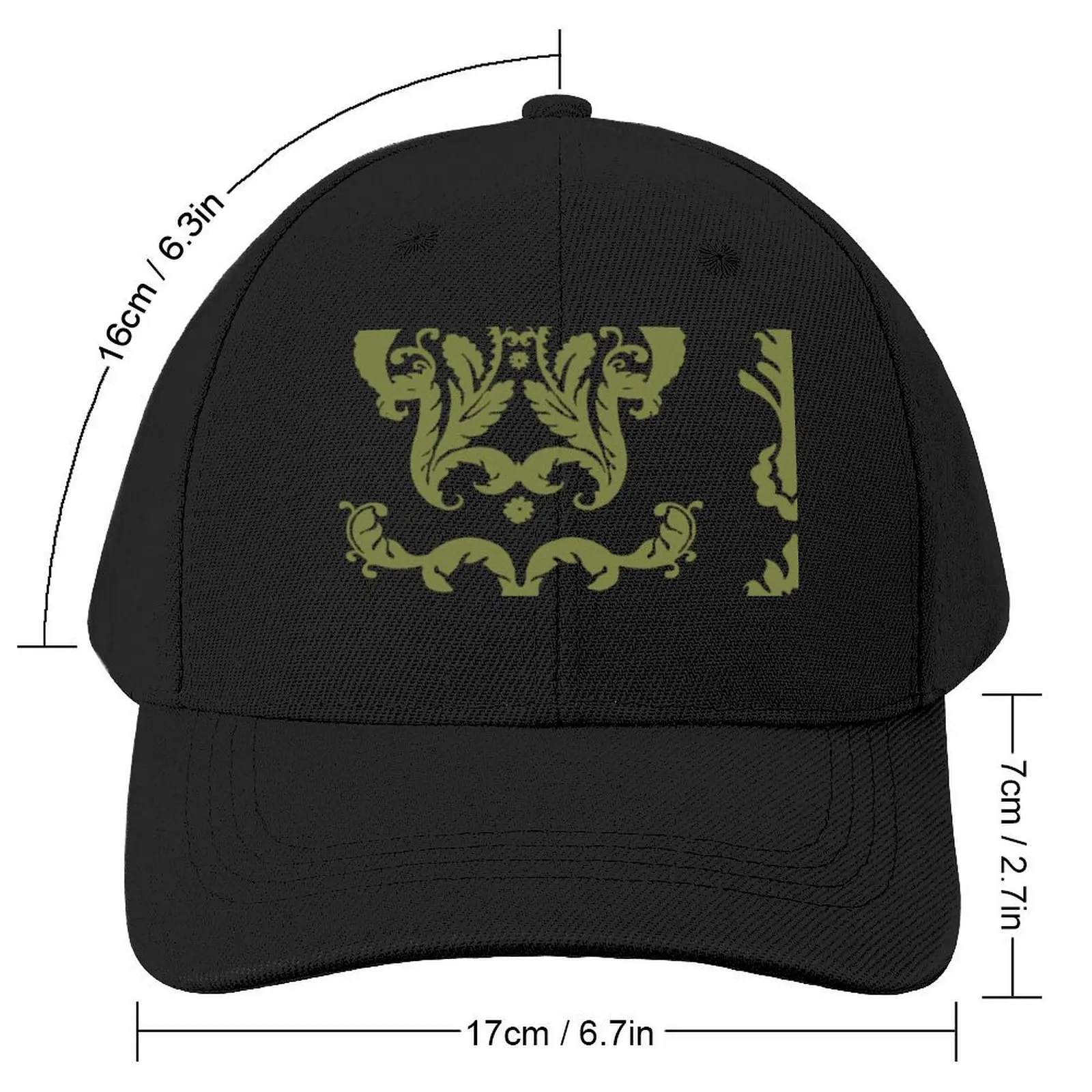 The Sound of Music Von Trapp Curtain Pattern Baseball Cap Rave Big Size Hat Mountaineering Women Caps Men's