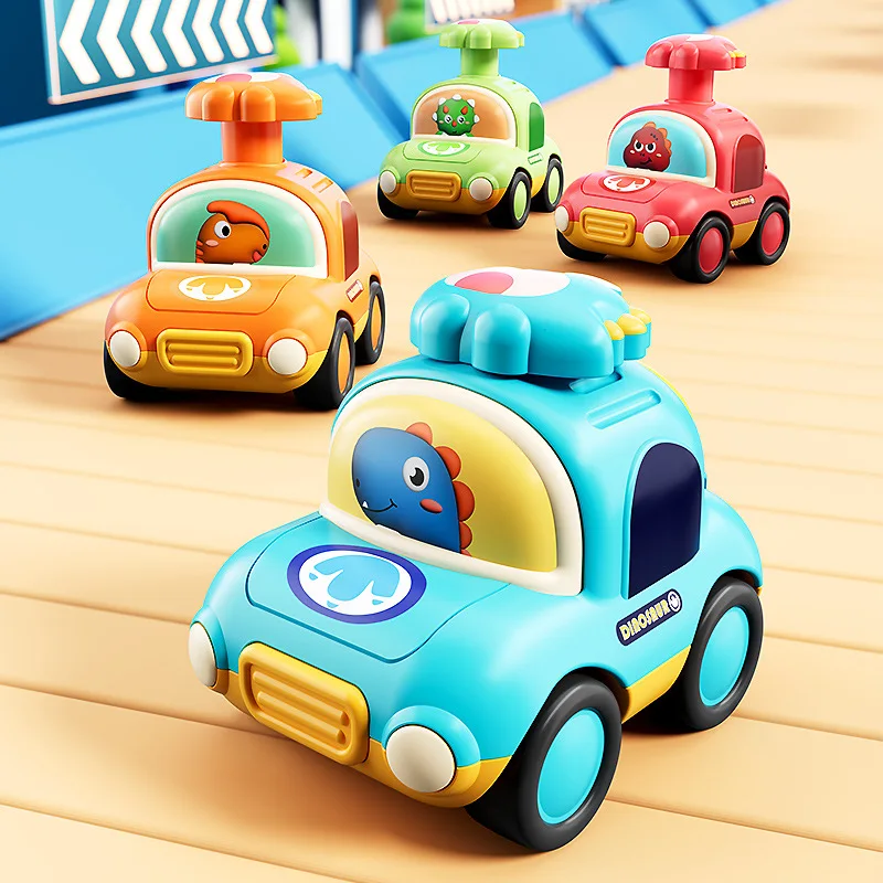 1 stücke Kinder Cartoon Mini Nette Presse Auto Spielzeug Für Jungen Und Mädchen Trägheit Zurückziehen Auto Kreative Kinder Pädagogisches spielzeug