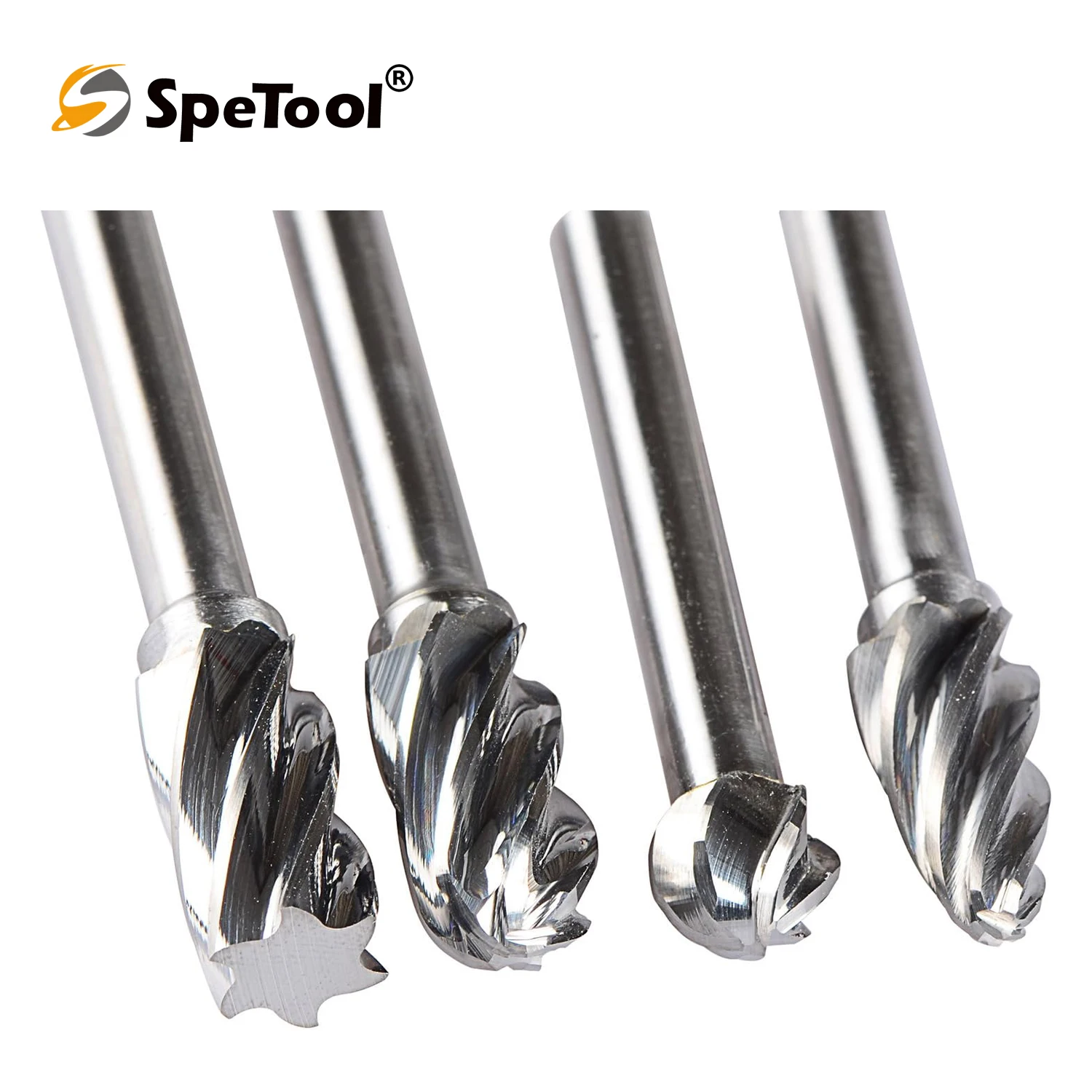 Imagem -04 - Spetool-carbide Rotary Burr para Poragem de Alumínio e Polimento Bits Não Ferrosos Shank Pcs por Pacote