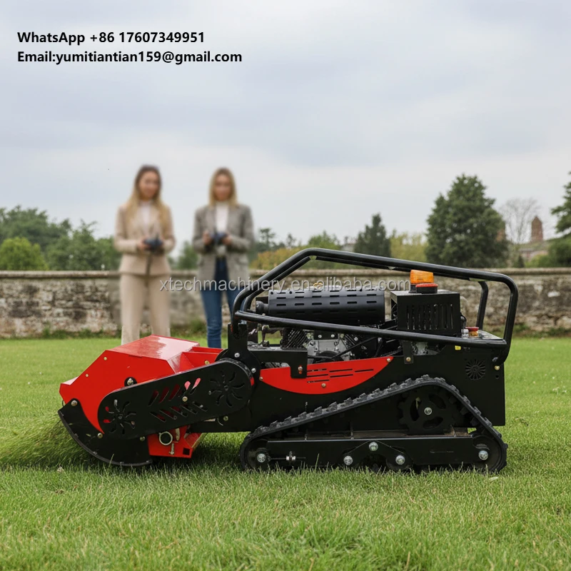 

Высококачественная сверхмощная газонокосилка с дистанционным управлением для сельского хозяйства и лесного хозяйства, гусеничная косилка для прополки