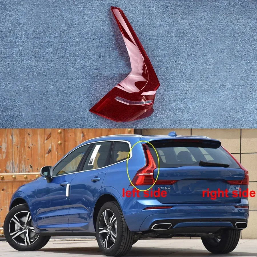 For Volvo XC60 2019 2020 2021 Car Accessories Rear Outer Tail Lamp Cover Taillight Brake Lights Shell Auto Replacement Parts