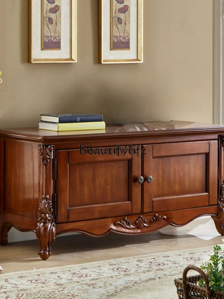 

01American solid wood stool door shoe stool type locker multi-functional shoe stool