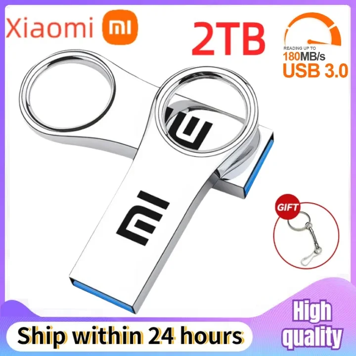 Xiaomi 2TB USB Flash Drive 1TB USB 3.0 Mini Pendrive 512GB 256GB 128GB Pen Drive Read Speed up to 100M/ s Memory Stick U Disk