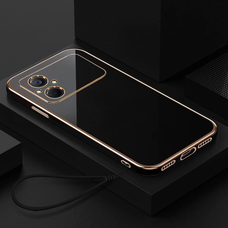 For Xiaomi Poco M5 Case Luxury Square Plating 22071219CG Phone Case ShockProof Silicone Back Cover Fundas