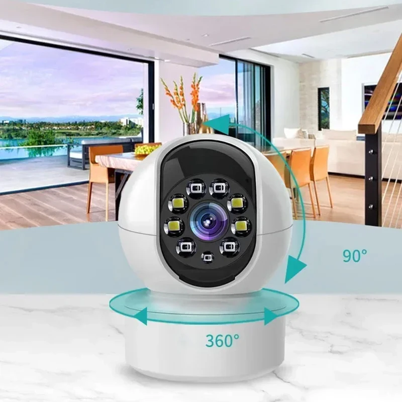 Xiaomi-cámara inteligente giratoria 6K, vigilancia controlable por WiFi, Audio bidireccional, seguimiento automático, Monitor de visión nocturna a Color, cámara interior