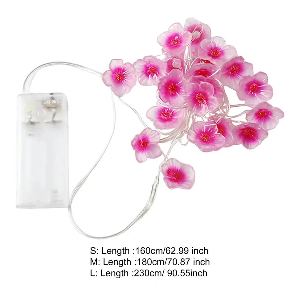 LED Cherry Blossom Vine Light Strip with Remote Control Multiple Lighting Modes Cherry LED Tree Branch Lights Wall Decor