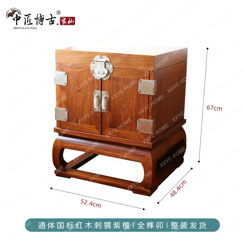

Corner Table Rosewood Living Room Side Table Rosewood Bedside Bedroom Nightstand