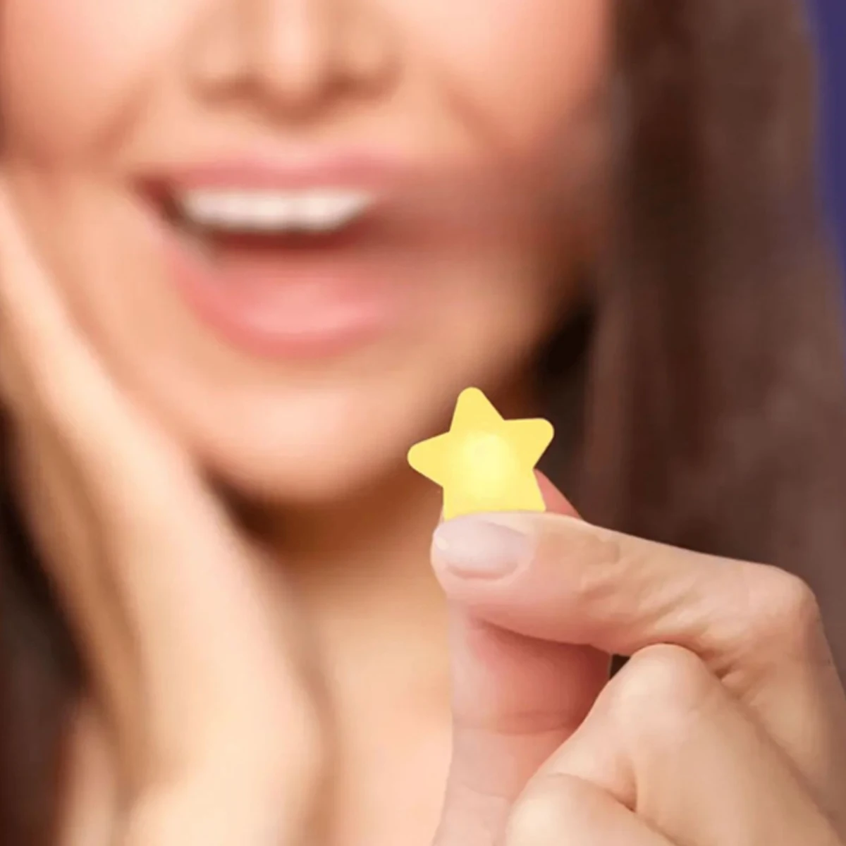 200 قطعة من الرقع على شكل نجمة لتأثير التطهير مناسبة لجميع أنواع البشرة المستخدمة لتغطية حب الشباب والوجه غير المرئي