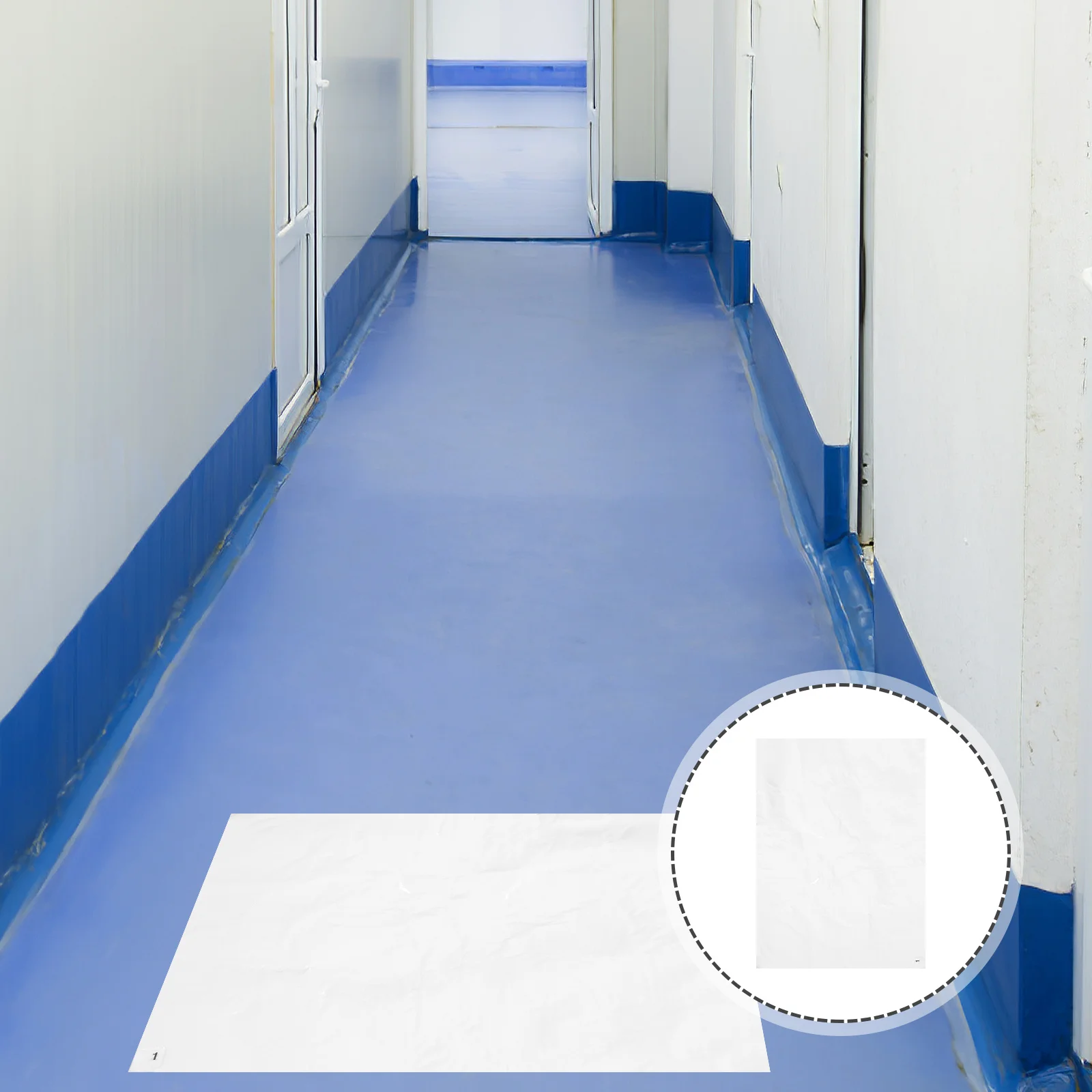 

1 Sheet Anti-Static Tearable Dust Mat Sticky Floor Pad Laboratory Cleanroom Warehouse Multi-Function Mat Laboratory Accessory