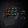 Clavier de jeu mécanique Portable rétroéclairé rvb, 42 touches, pour PS3, PS4, Switch, ordinateur Portable, PC Gamer, une main gauche 6
