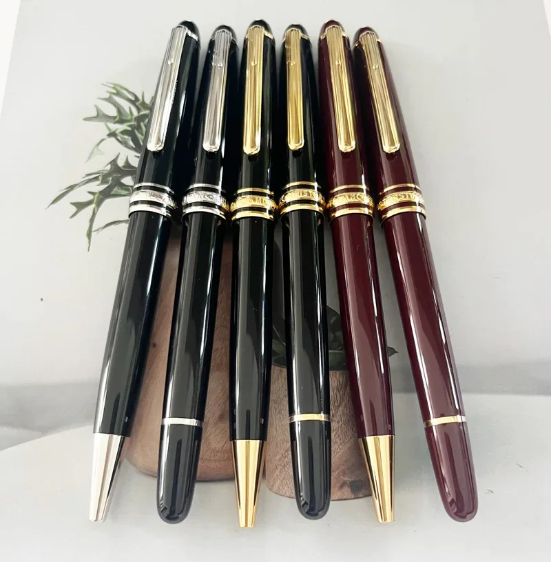 

Роскошная шариковая ручка MB Black Resin 163 # Mesterprice National RollerBall для письма, канцелярские товары, подарки, перьевые ручки