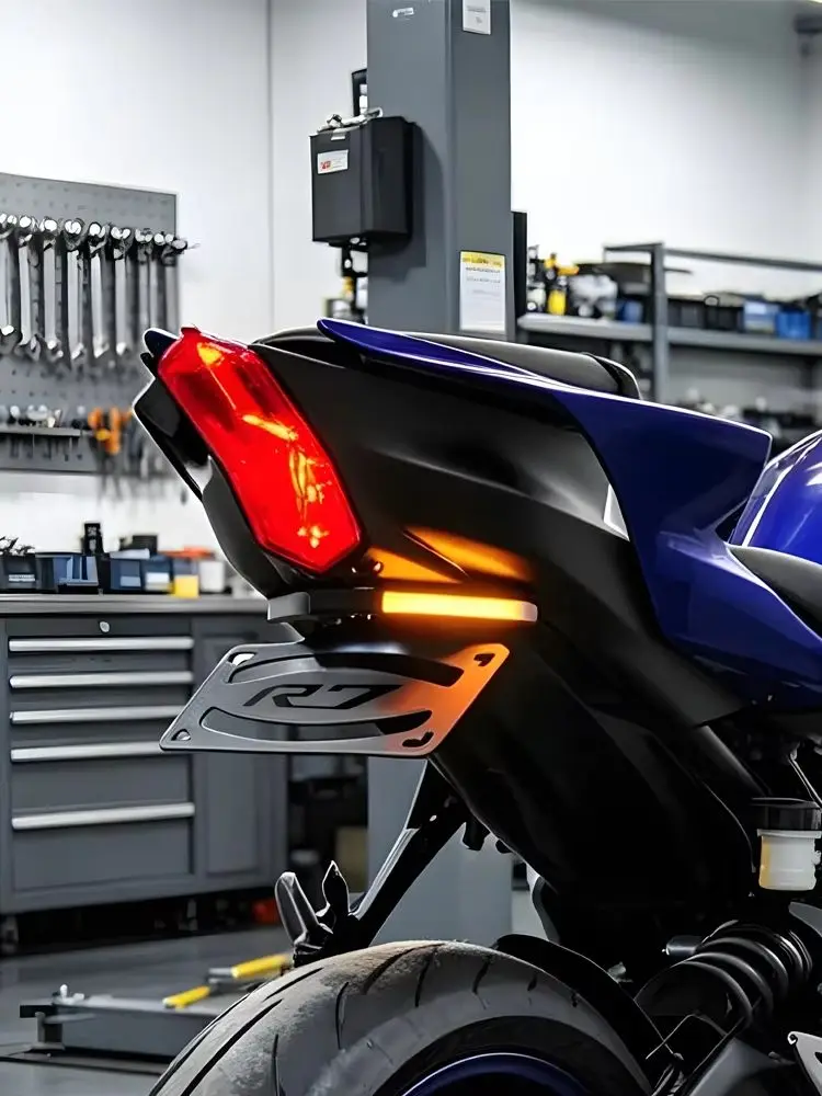 Nowy Zestaw Akcesoriów Motocyklowych Tylny Błotnik Eliminator z Uchwytem Tablicy Rejestracyjnej do Yamaha YZF R7 YZF-R7 YZFR7 2021-2026 — 2