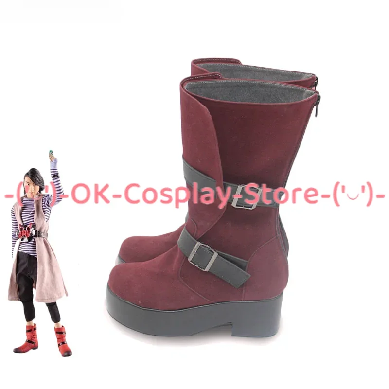 Philip Cosplay Shoes Sonozaki Raito Cosplay Prop Halloween Carnival Boots PU Leather Shoes Custom Made