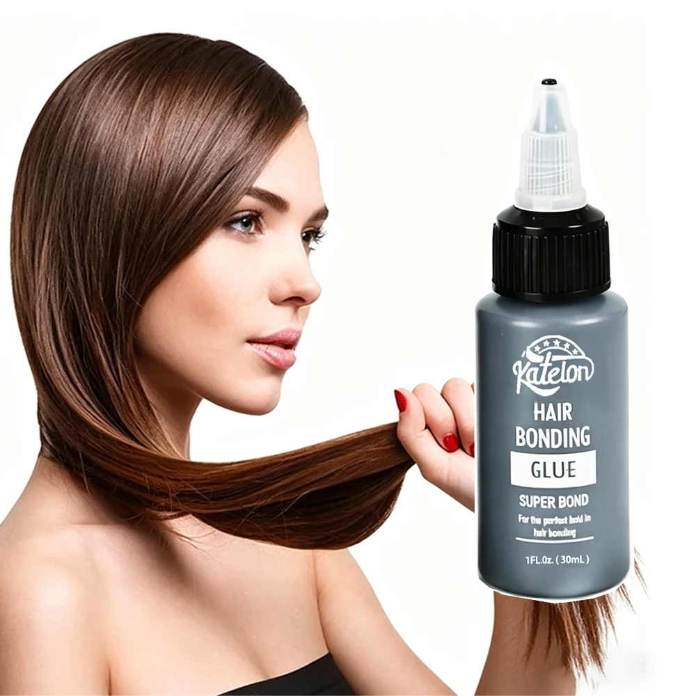 Hair Bonding Waterproof Glue 1Oz Toupee Tool Liquid Adhesive False Eyelashes Wig Glue Professional Hair Extension Invisible Bond