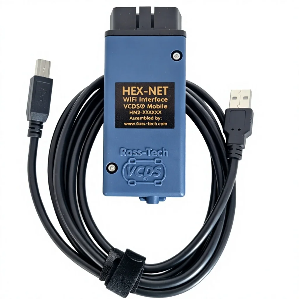 Foreign Trade Version HEX NET Wi-Fi USB VCDS for COM V25.3  for Audi Skoda Seat Vehicle Diagnostics Tool