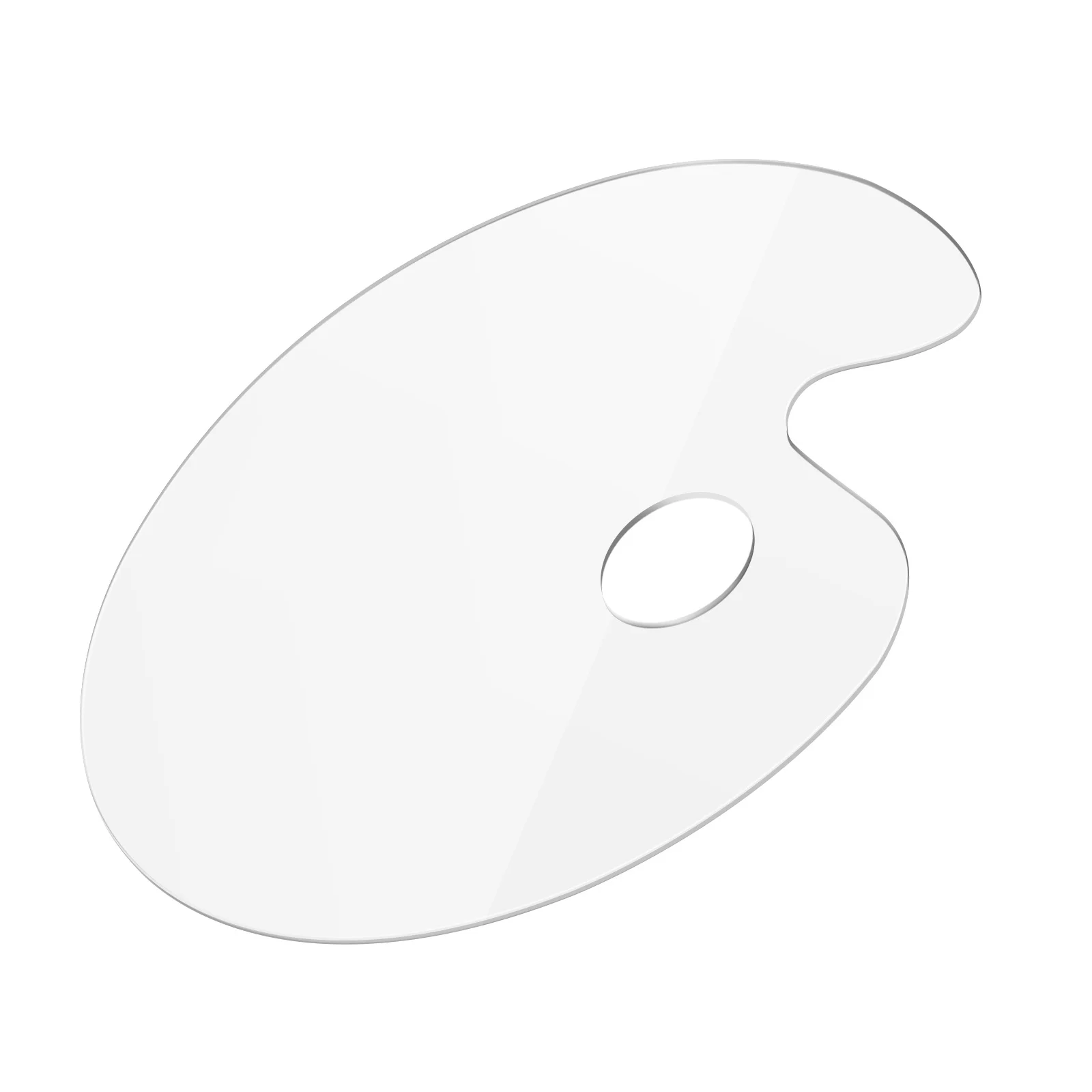 

Acrylic Painting Palette 30X40Cm Transparent Color Mixing Tray For Watercolor Art Supplies Sketching Durable Lightweight